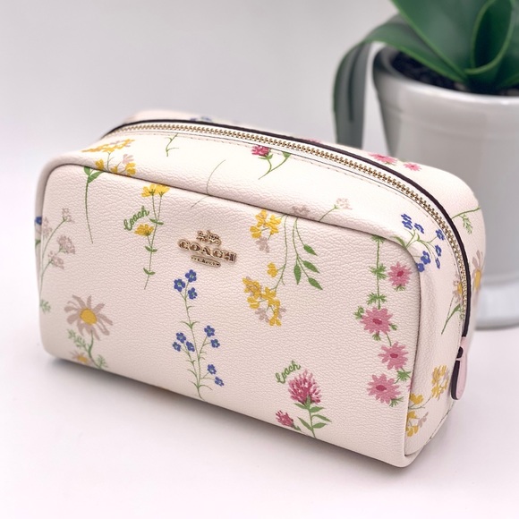Coach Handbags - Coach Small Cosmetic Case Wildflower Print